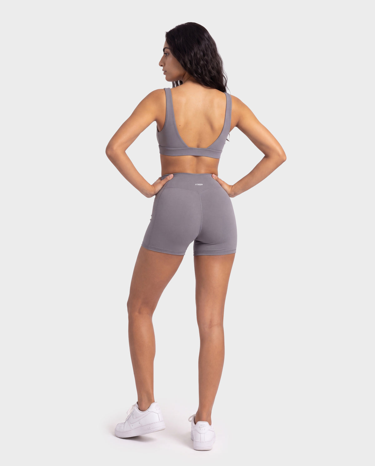 Invisible Push-up Short Set Grey