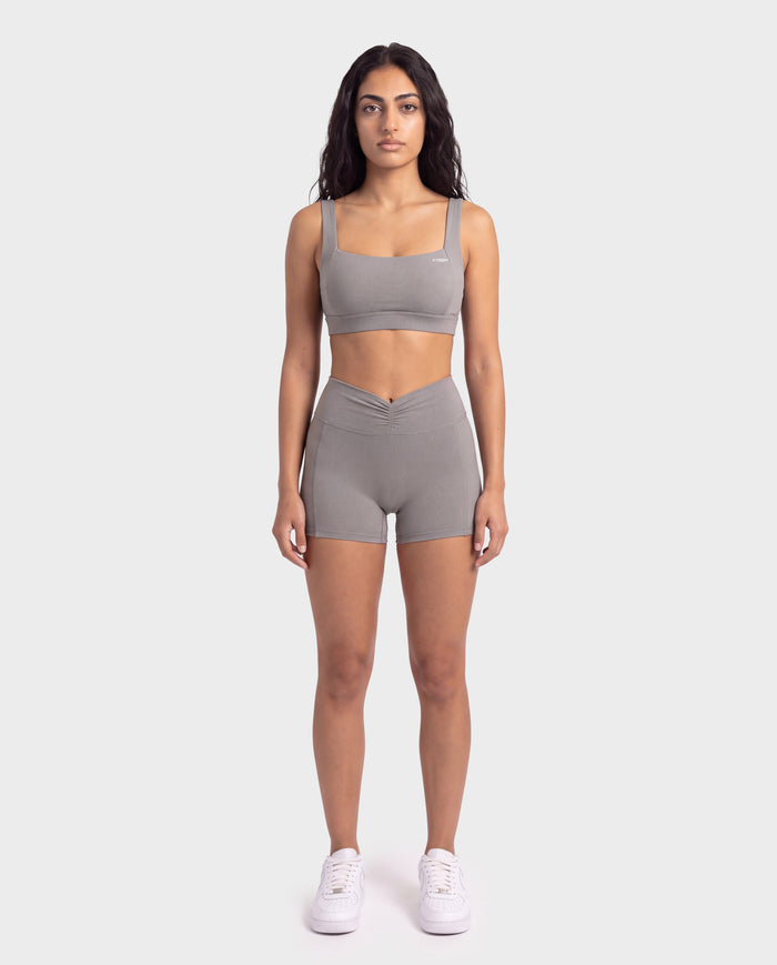 Invisible Push-up Short Set Grey