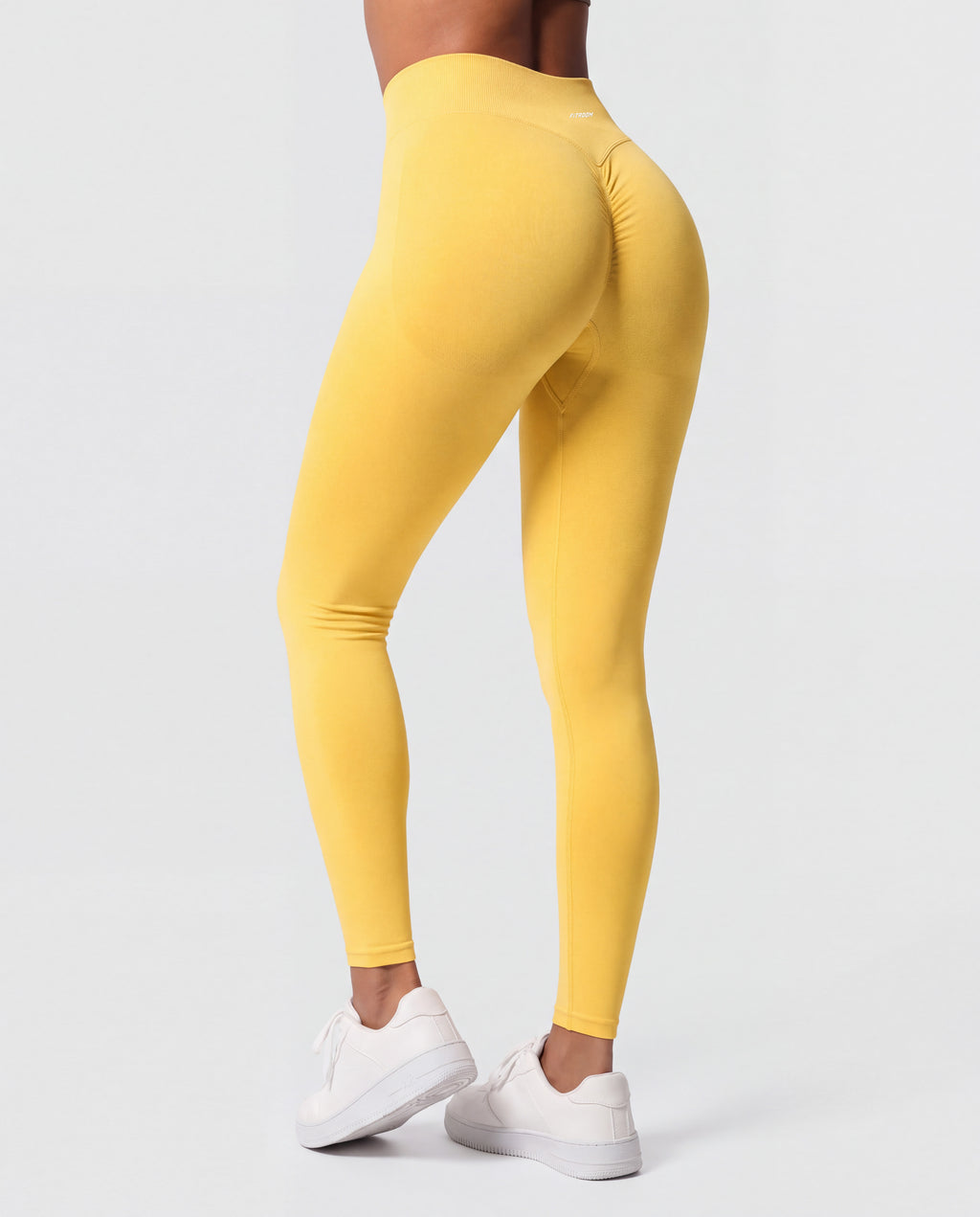 Push-up Low Waist Leggings Yellow