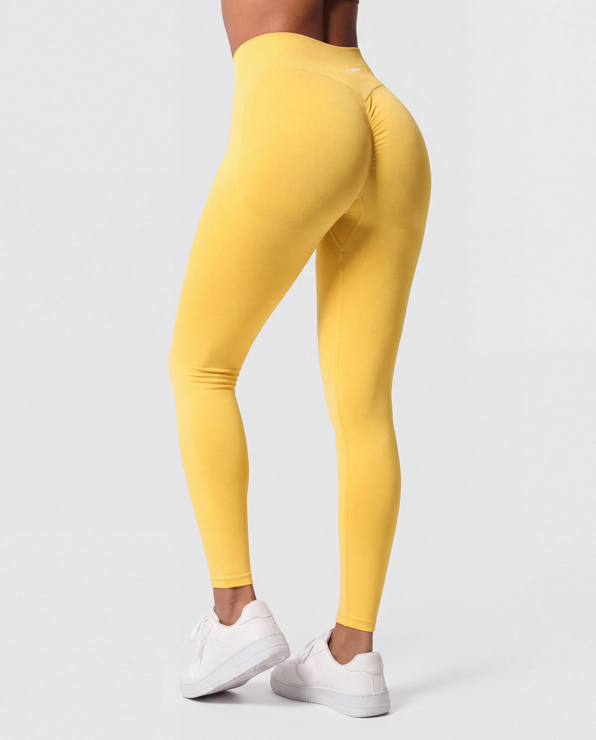 Push-up Low Waist Leggings Yellow