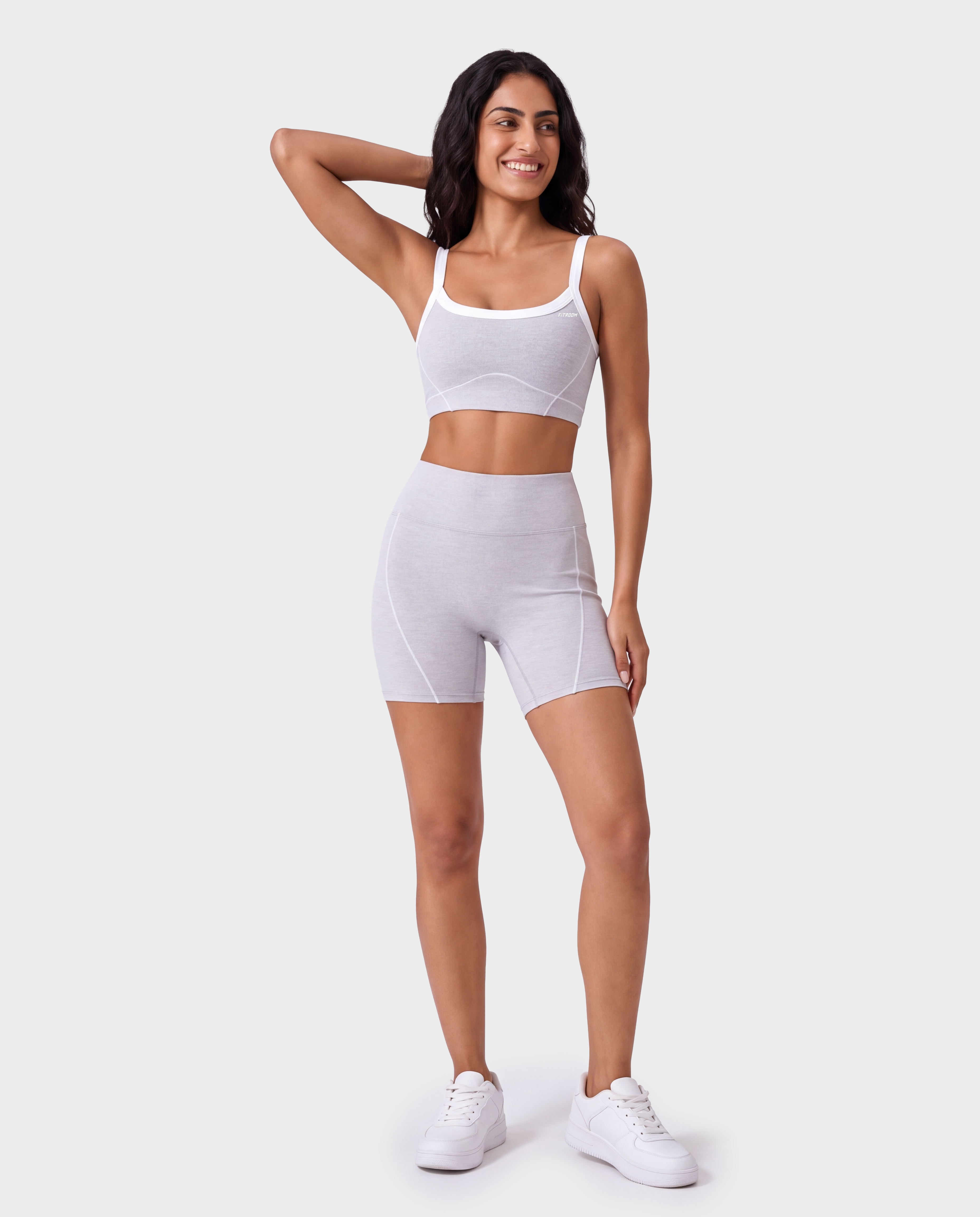 Classic Short Set Light Grey