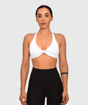 Sports Bra White Run