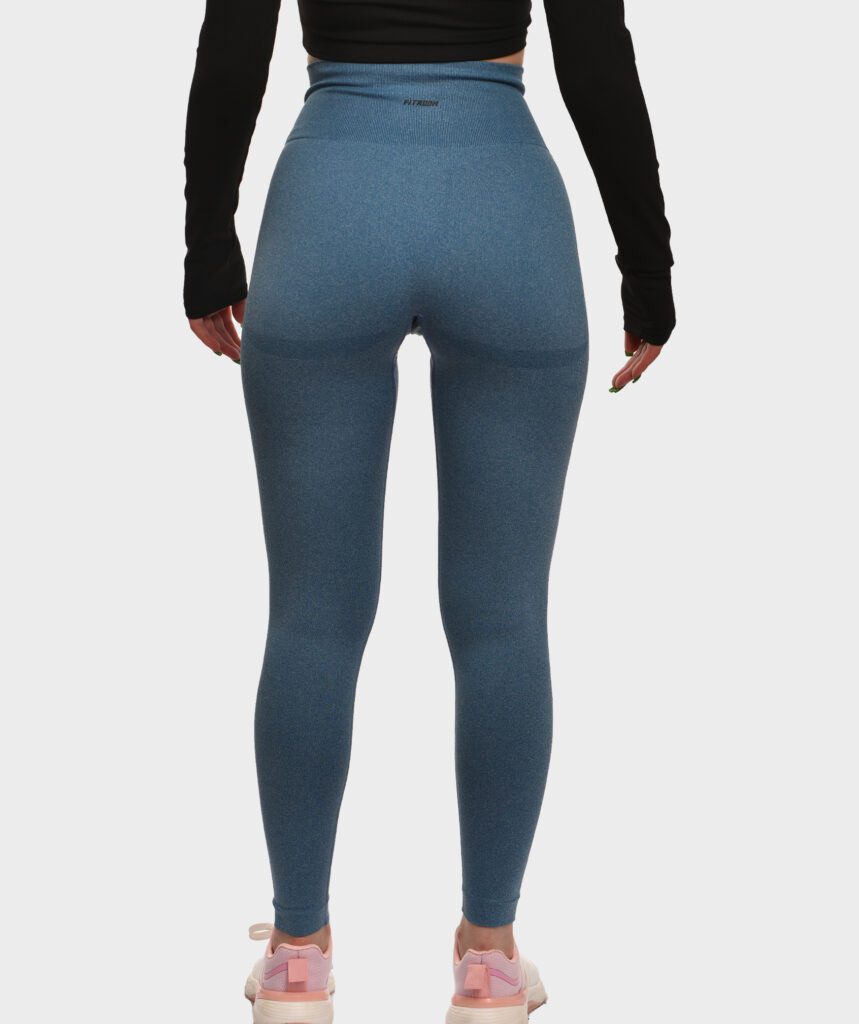 Seamless Leggings Dark Green Flow - Fitroom