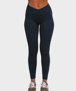 Push-up Crossover Leggings Bomby Dark Green V