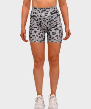 Push-up Shorts Grey Leopard