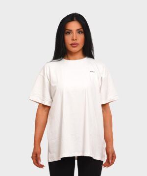 Oversized T-shirt White Crystal