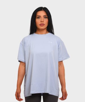 Oversized T-shirt Blue Crystal