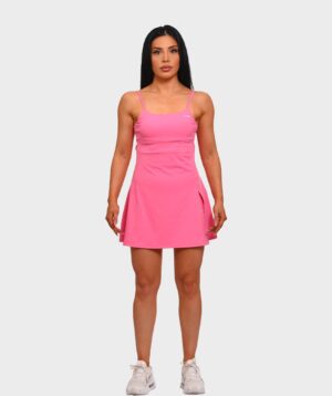 Tennis Dress Pink Flower