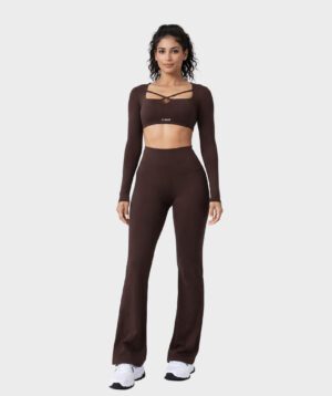 Flared Set Brown Vouge