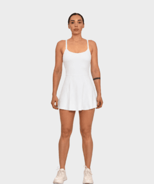 Tennis Dress White Glam