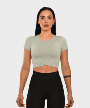 Crop Top Khaki Classic V