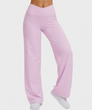 Flared Leggings Baby Pink V
