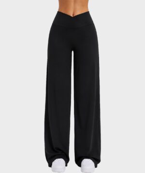 Flared Leggings Black V