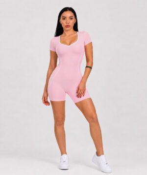 Short Jumpsuit Pink Sculpt