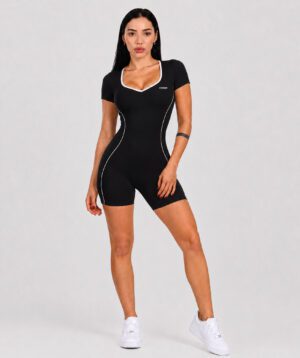 Short Jumpsuit Black Sculpt